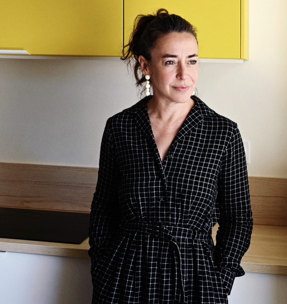 Portrait de Sandrine Desnoues, designer d'environnements.